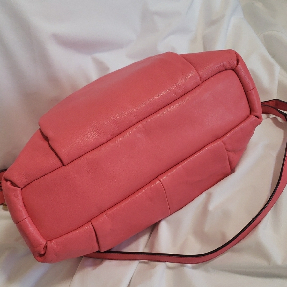 COACH 21224 Madison Isabelle Coral Leather Shoulder Bag - Picture 7 of 11